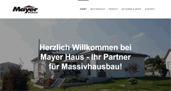 Desktop Screenshot of mayer-haus.com